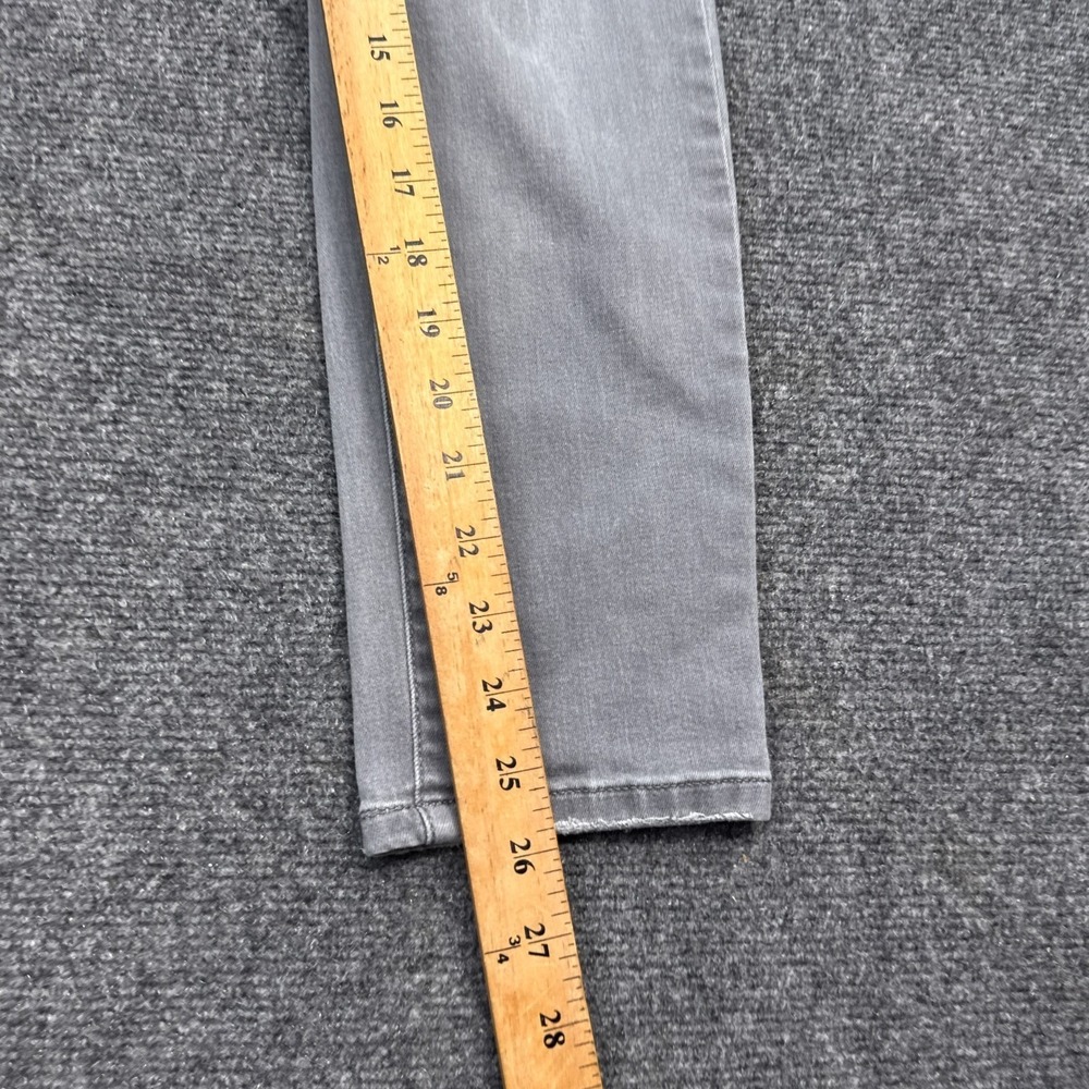 Banana Republic Skinny Fit Jeans Womens Sizeโ 28 / 6 Gray Distressed Stretch - Picture 11 of 16